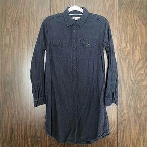 Long sleeve jean dress